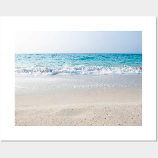 Turquoise Summer Beach Wall Art by NewburyBoutique